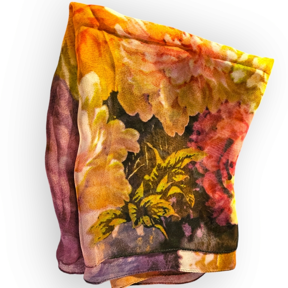 Floral Scarf - Picture 7 of 7